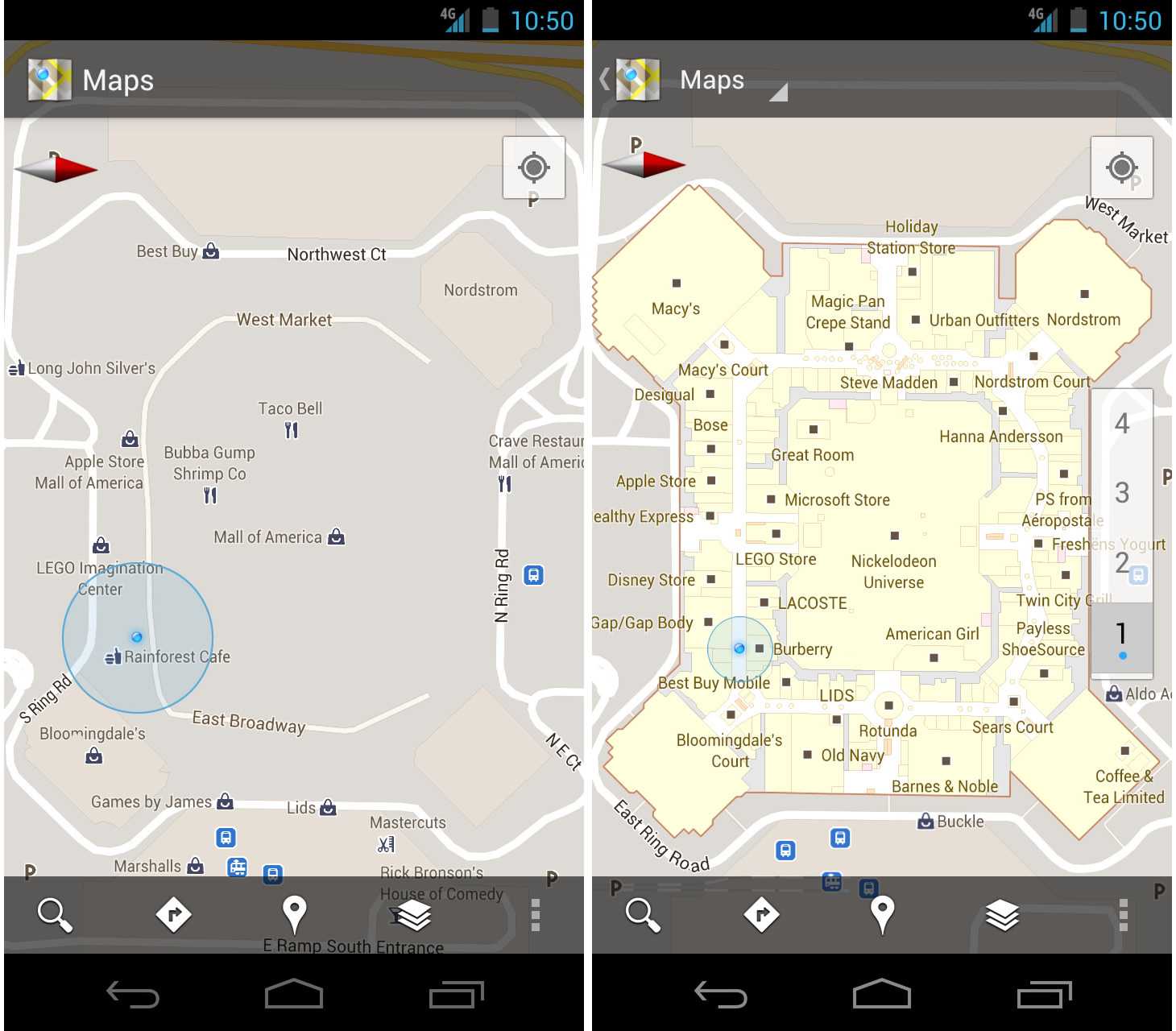 Google Maps 6 0 For Android With Indoor Navigation Gizmolord
